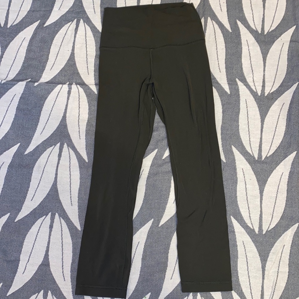 Lululemon high rise align leggings 25” dark olive
